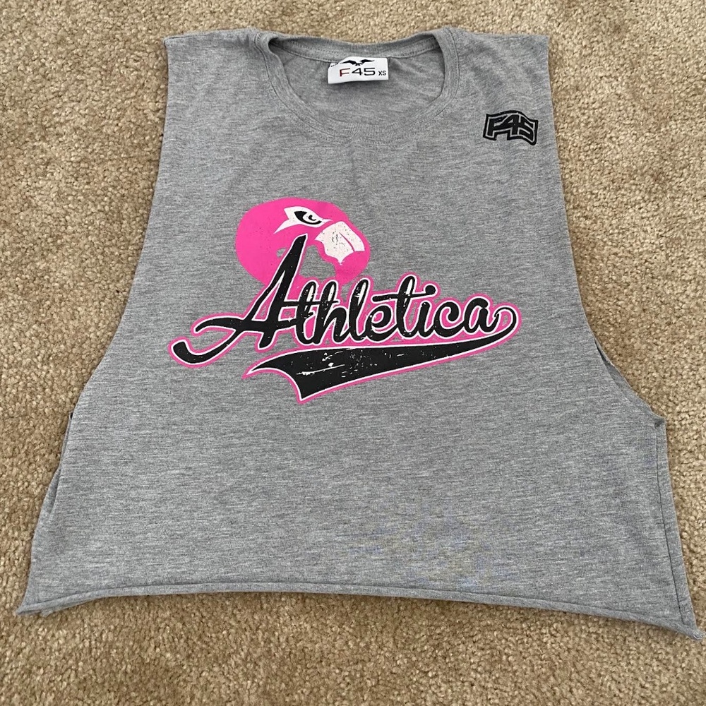 F45 Training Cropped Muscle Tank - ATHLETICA